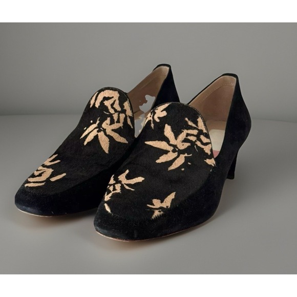Anthropologie Shoes - Women's 11 M AD & Daughters Black Hair-Calf Suede Leather Shoes‎ Loafers NEW